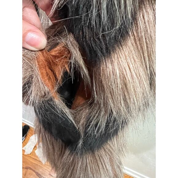 Amuse Society Faux Fur Chevron Jacket – Size XS - Picture 9 of 14